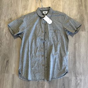 VISSLA Short Sleeve Button Down T-Shirt